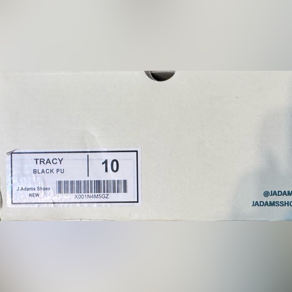 J. Adams Black Peep Toe Ankle Booties New in Box NIB size 10 - Picture 9 of 12